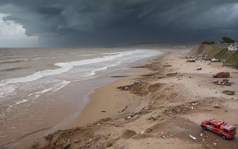 Dorset's Resilience: Storm Scar & Community's Heart