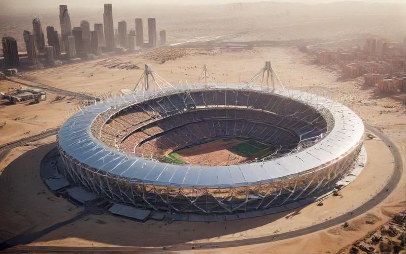 Saudi Arabia's Sky-High Stadium for 2034 World Cup