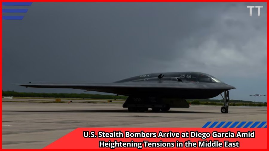 US Deploys Stealth Bombers to Diego Garcia Amid Iran Tensions
